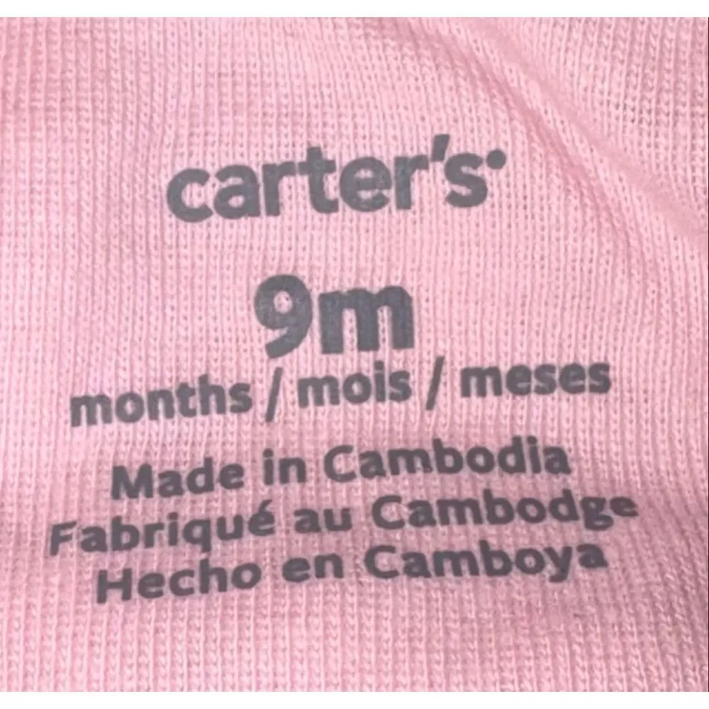 Carter’s pink outfit size 9 months